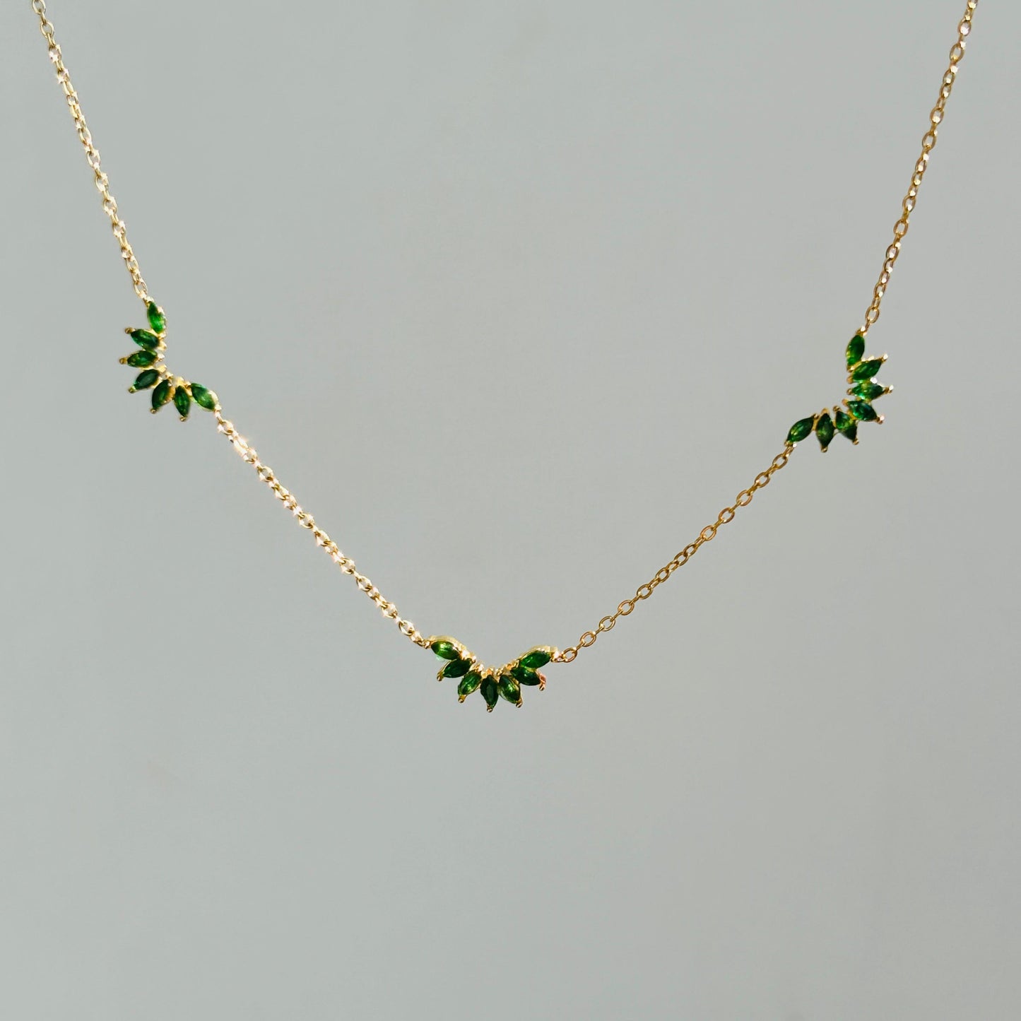 Emerald Wynk Necklace