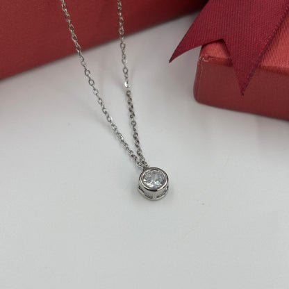 Dainty Elara Necklace ( Silver)