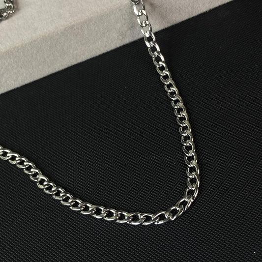 Cuban Silver SST Men's Chain 6mm