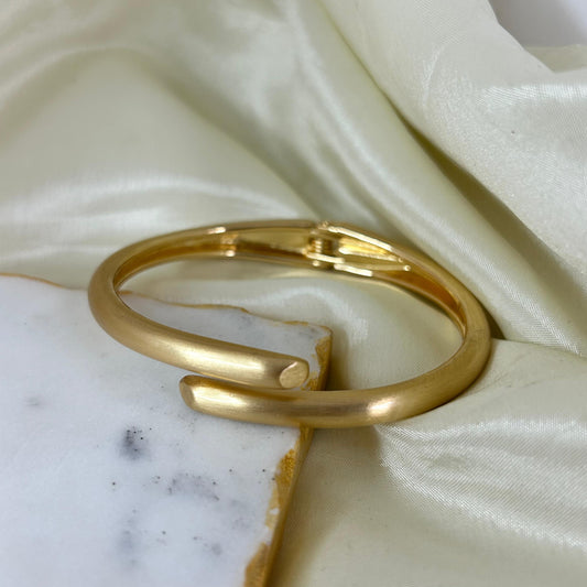 Sleek Bone Matte Bracelet