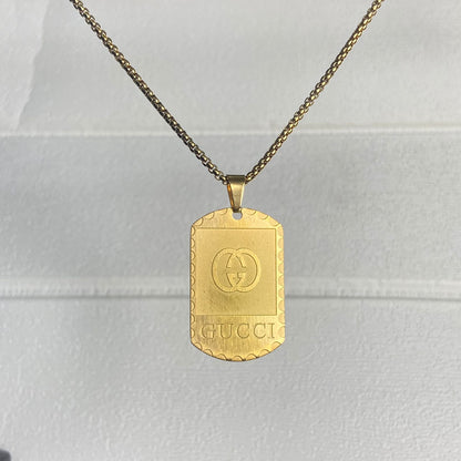 Gucxi Bar Premium Pendant Chain