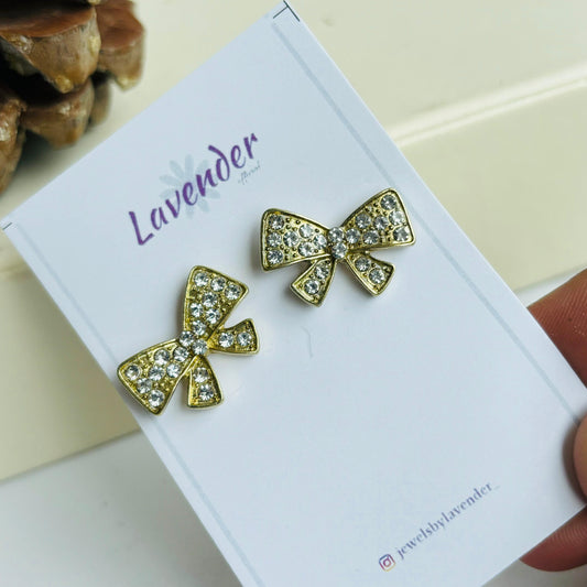 Bow Frill Earrings