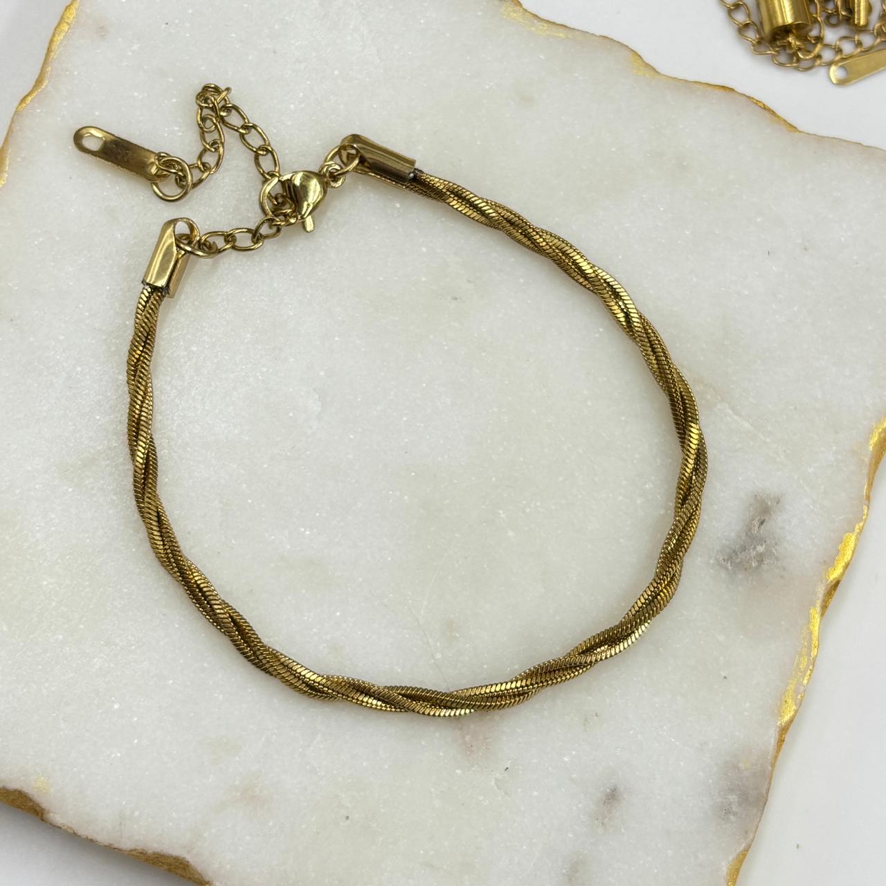 Twisted Rope Chain Bracelet