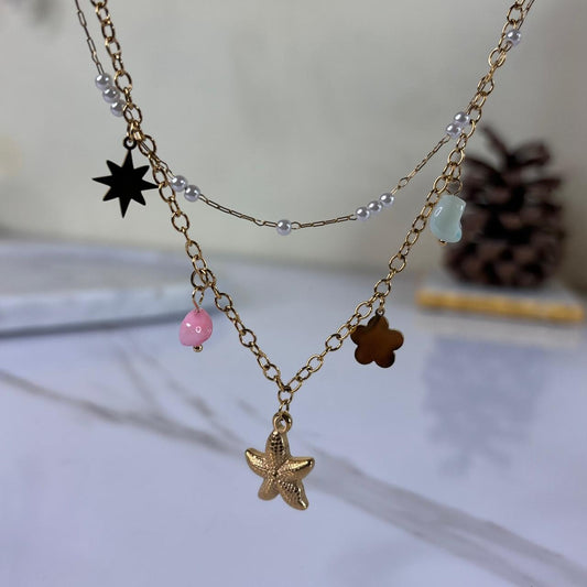 Seanna Beach Charm Necklace