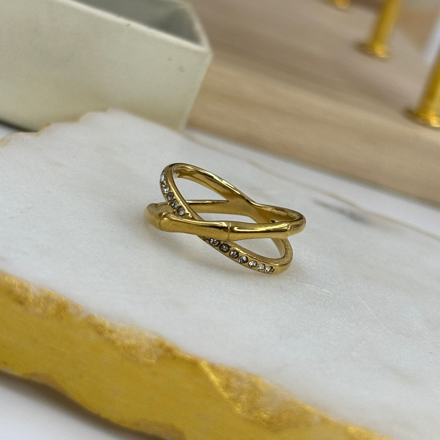 Bone Cross Ring