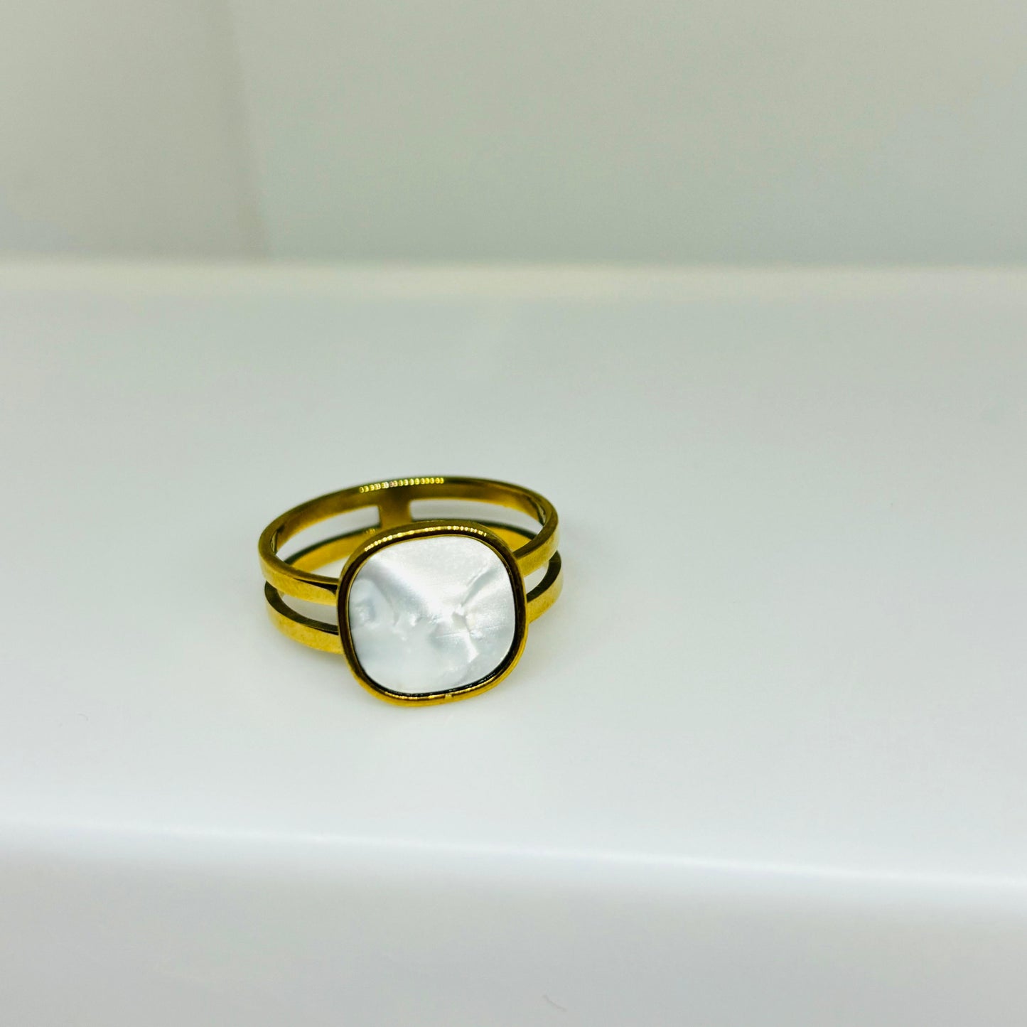 Square Pearl Ring