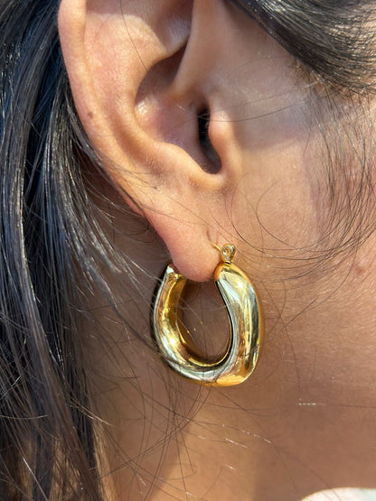 Gleam Hoop Earrings