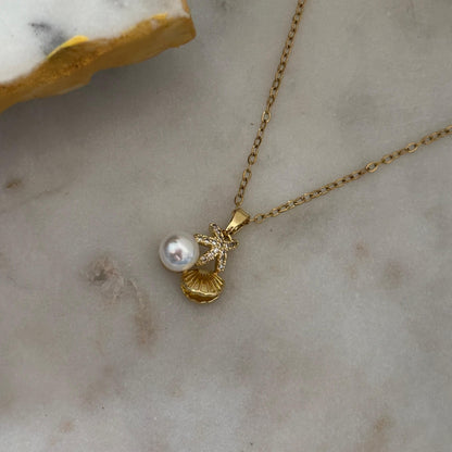 Ocean Pearl Necklace
