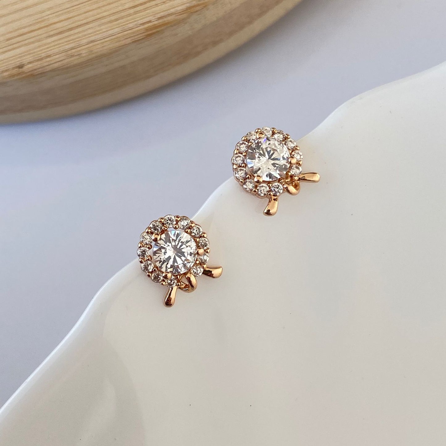 Silva Solitaire Earrings