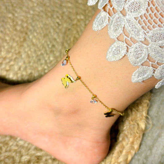 Monarch Butterfly Anklets
