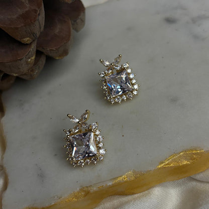 White Nova Studs