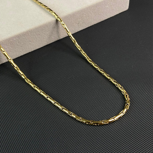 Skale Gold-Plated Men's Chain 4mm