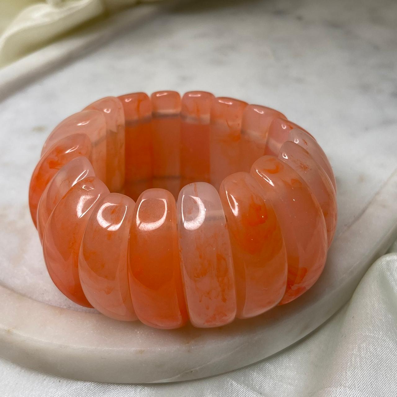 Stretchable Resin Chunky Bracelets