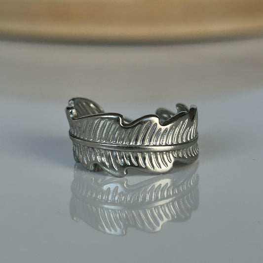 Oak Leaf Silver Ring