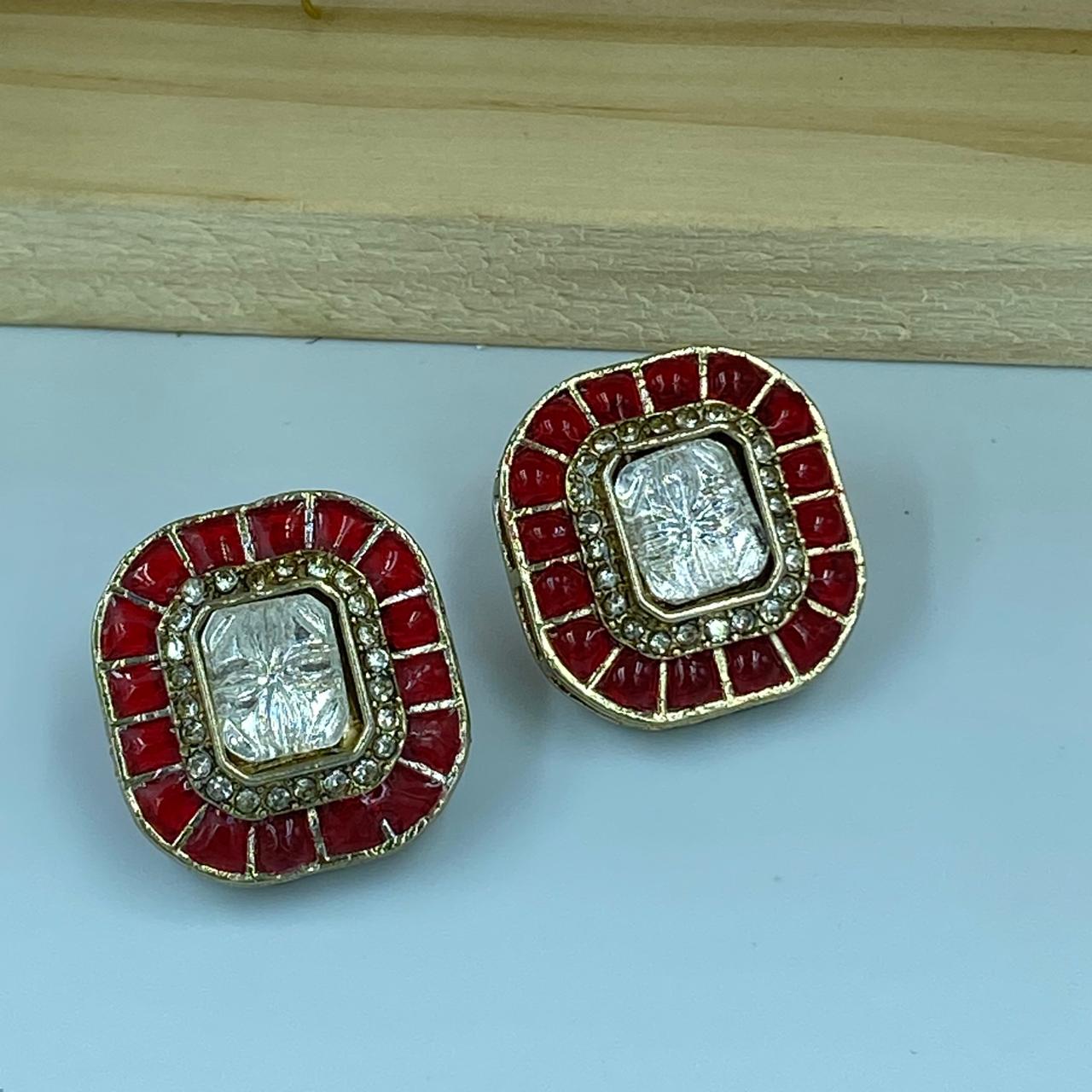 Ruby Royale Studs