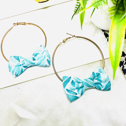 Tropical Theme Bow HandMade Earrings