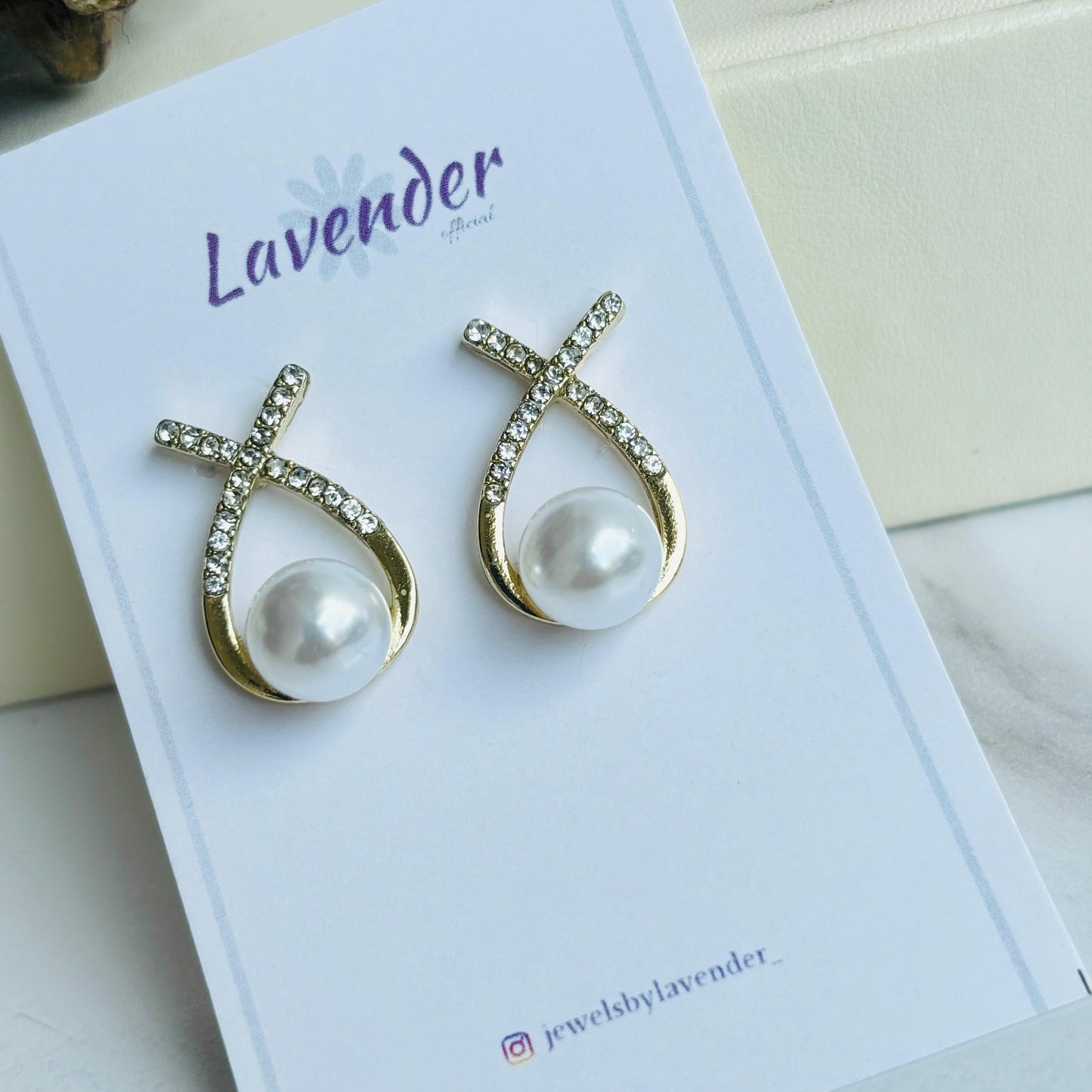 Pearl Twist Statement Earrings