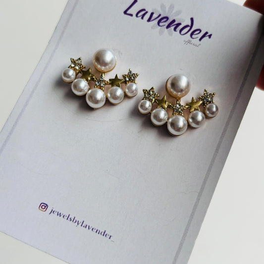 Starry Pearl Studs