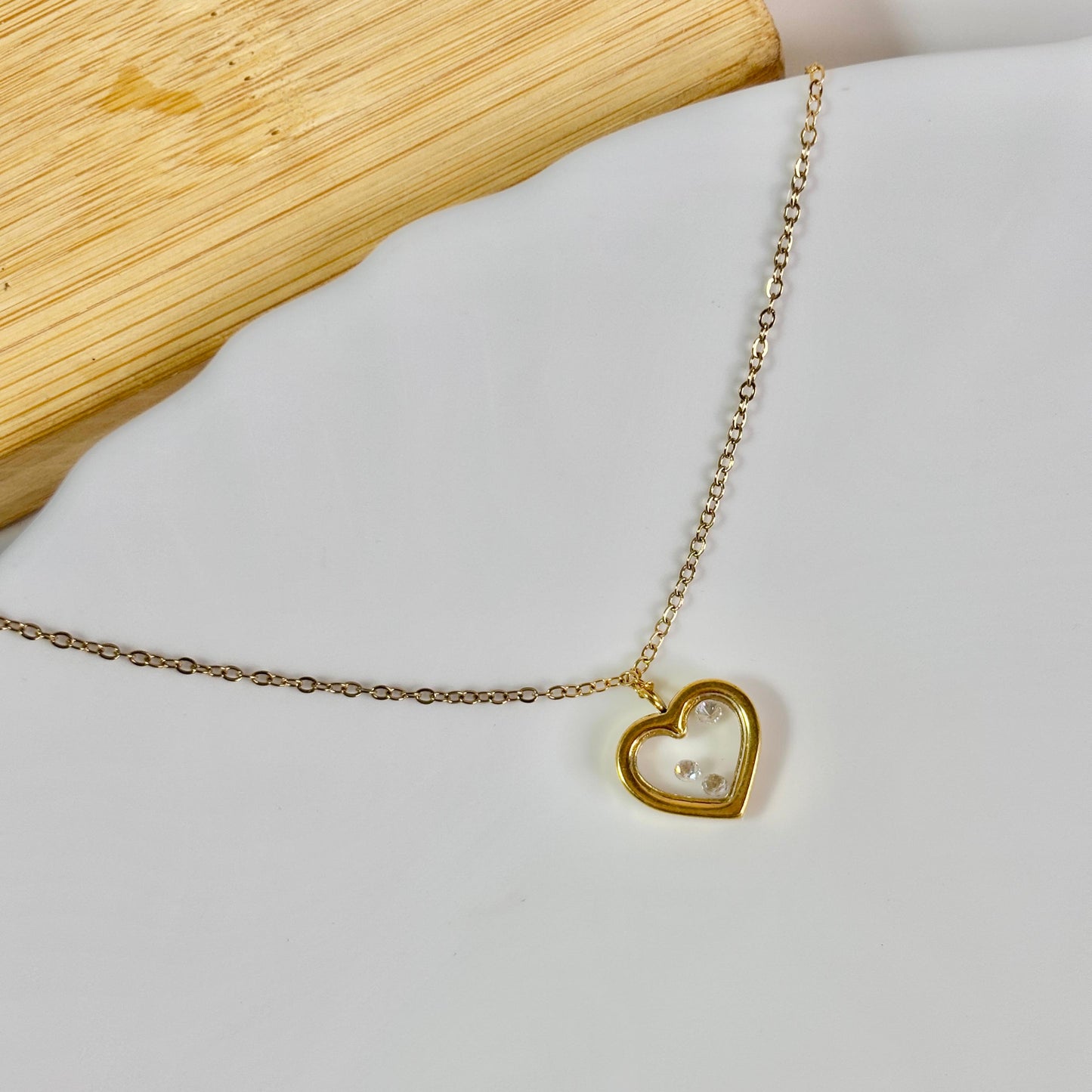 Heart Crystal Necklace