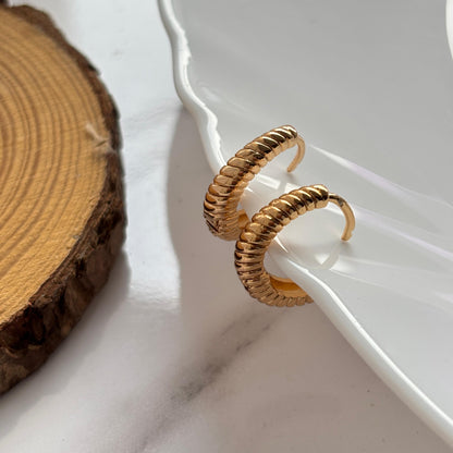 Small Croissant Hoops