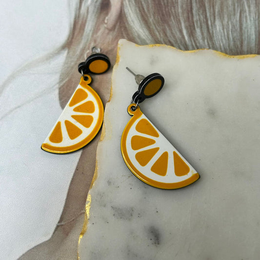 Orange Earrings