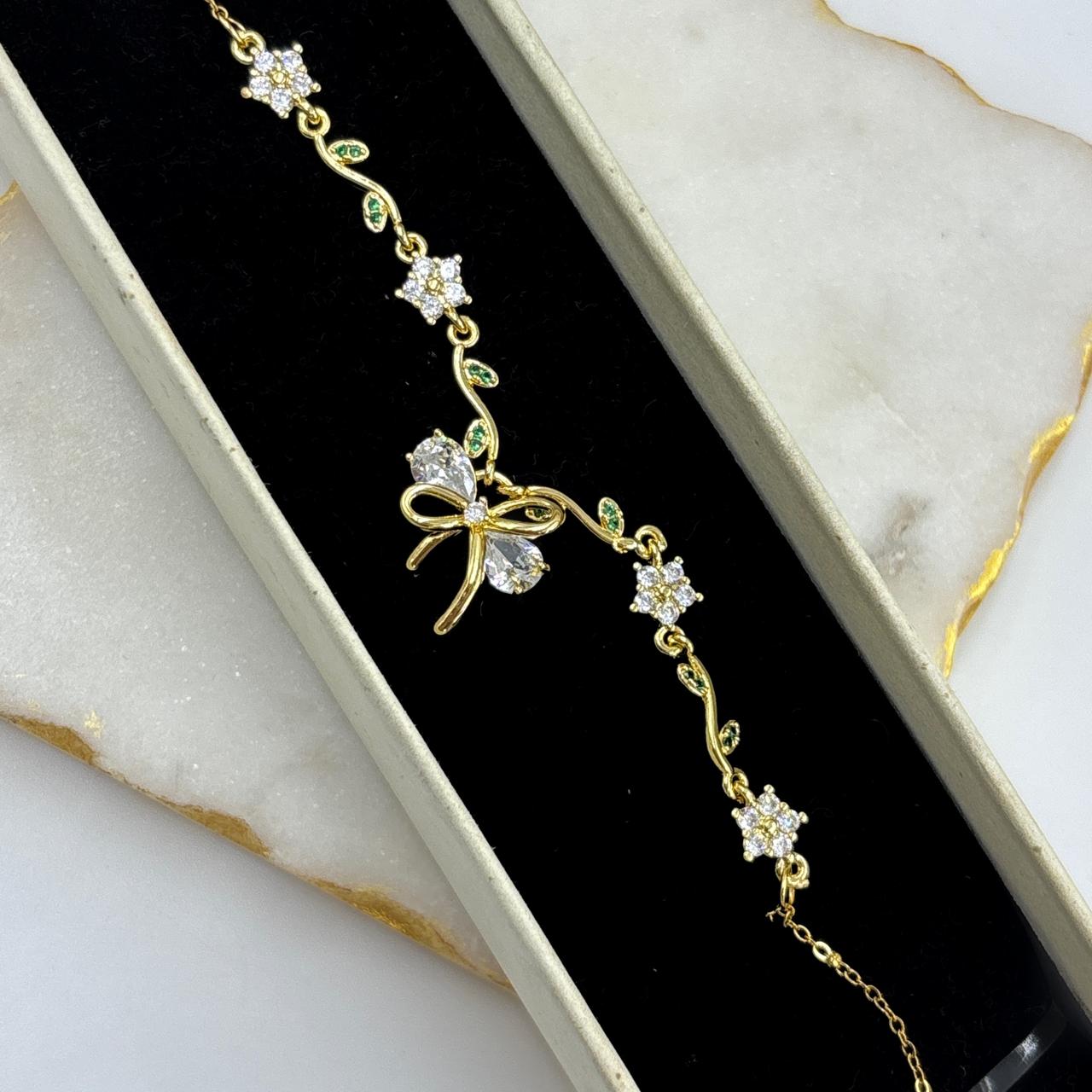 Blossom Bow Chain Bracelet