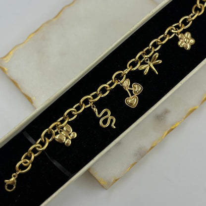 Whimsy Chunky Charm Bracelet