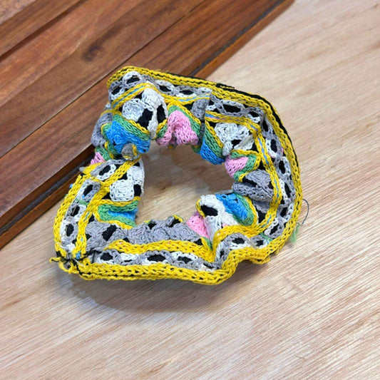 Mirror Pastel threadwork Scrunchie