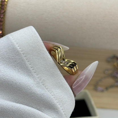 Golden Drift Ring