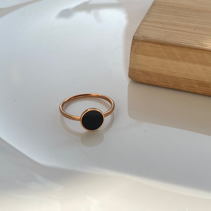 Small Round Classic Ring