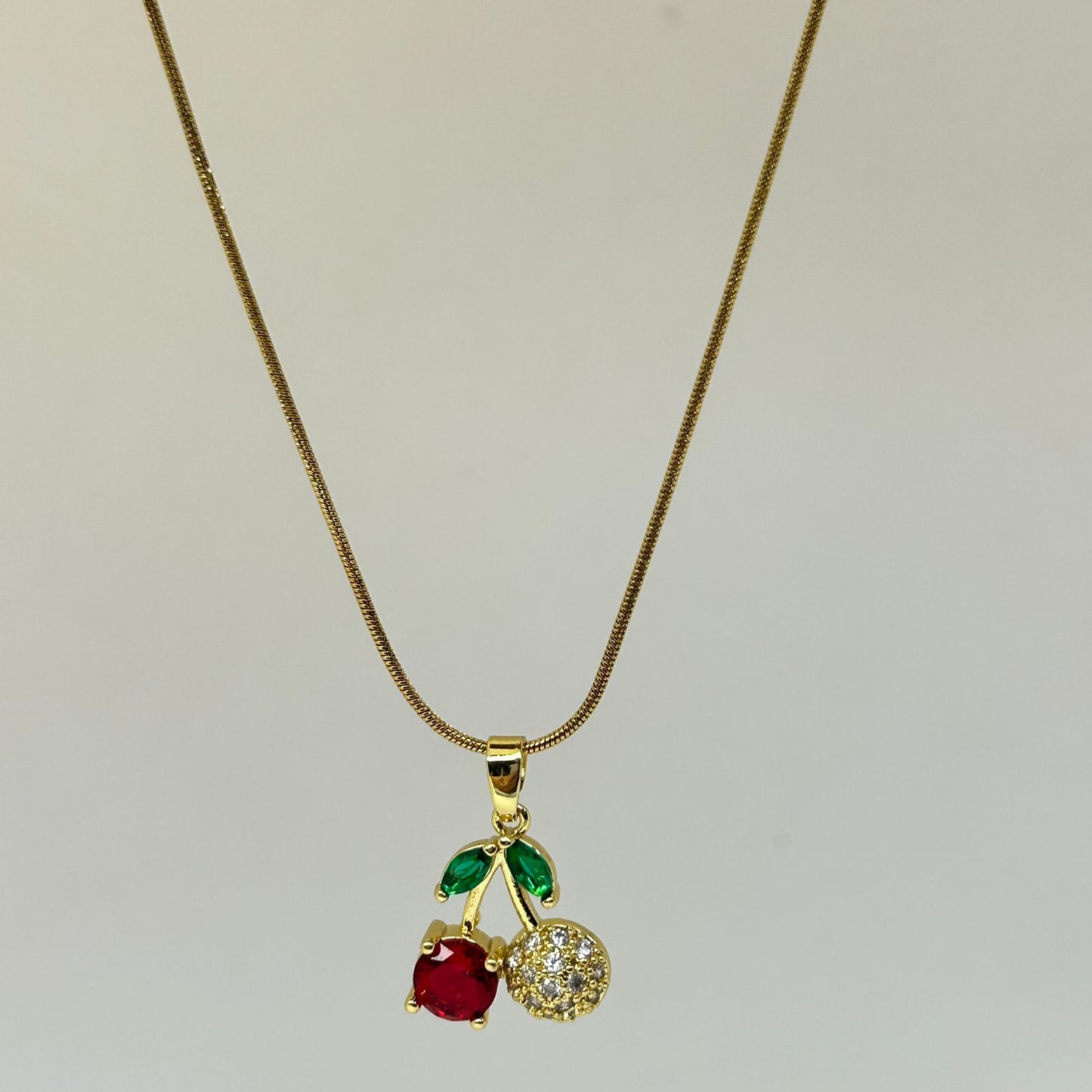 Cherry Drip Necklace