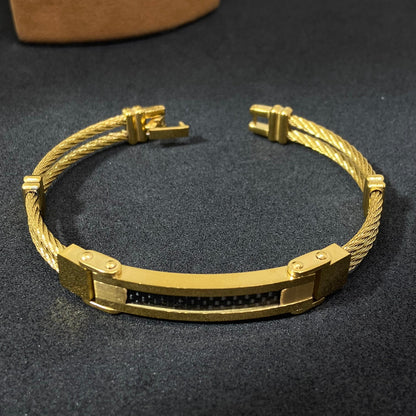 Matrix 18K Gold Plated Premium Bracelet