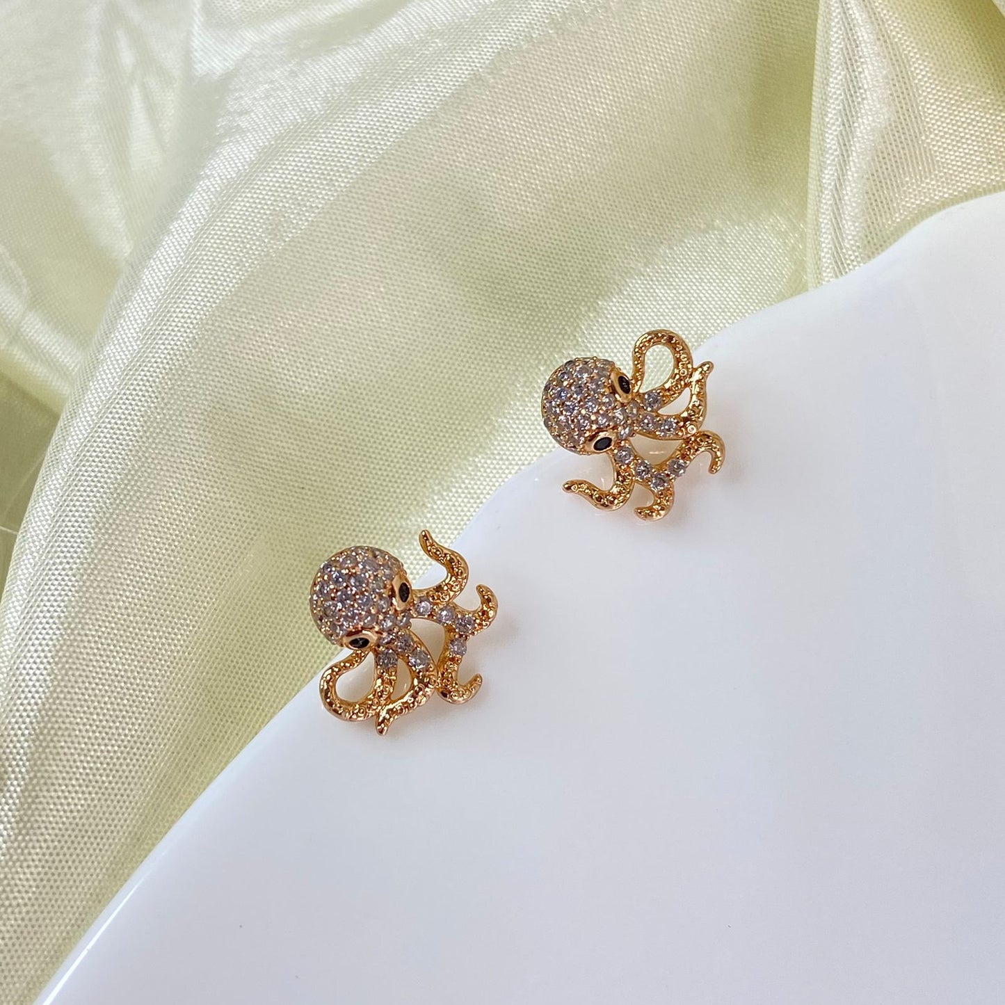 Octopus Luxe Stud Earrings