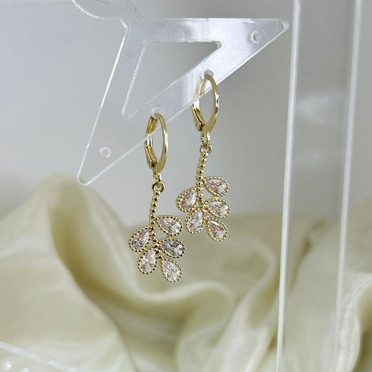 Dewdrop Leaves Hoops