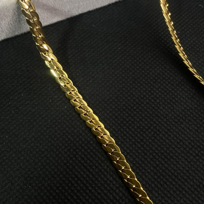 Sigma 18K Gold Plated Chain