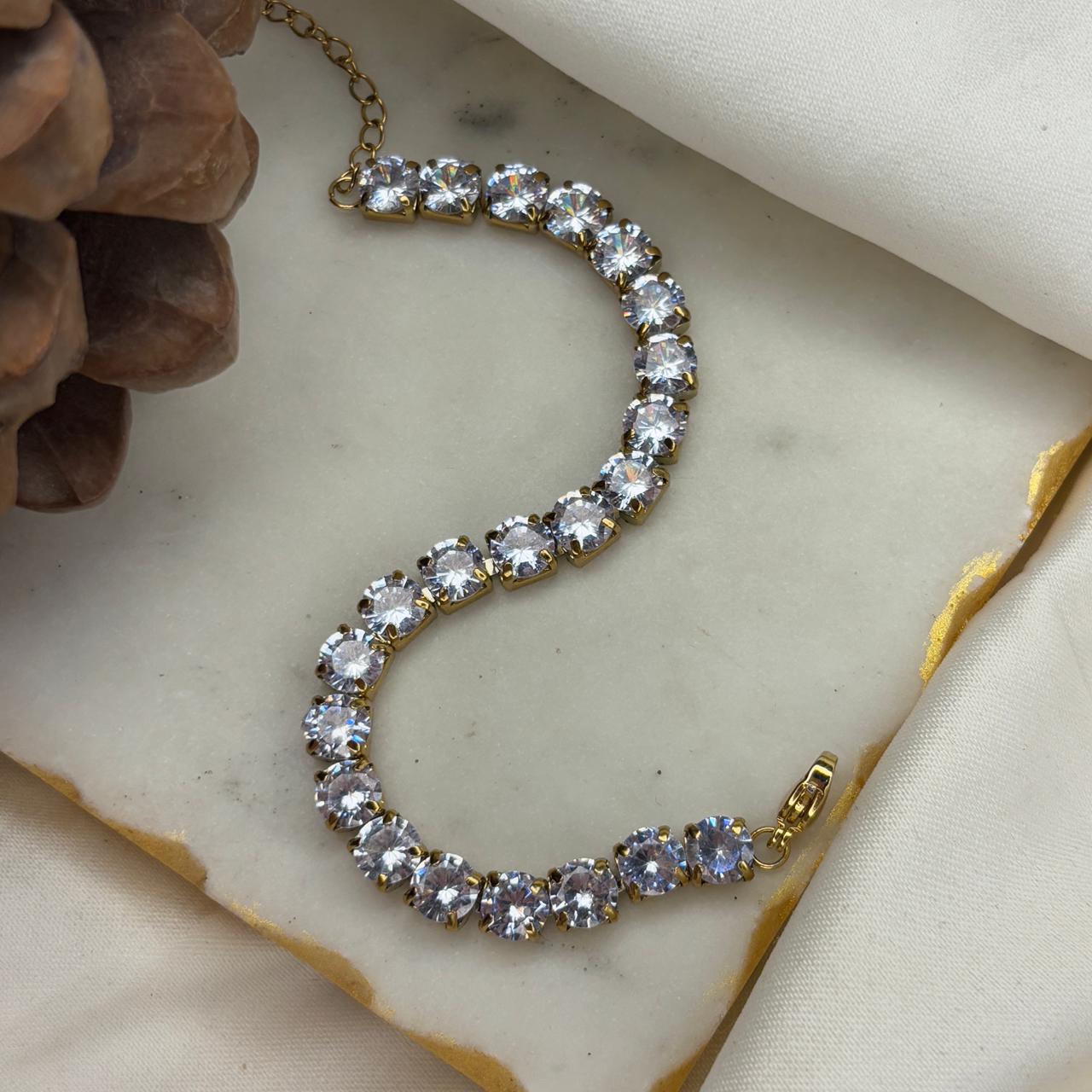 Eternal Spark Gold Chain Bracelet