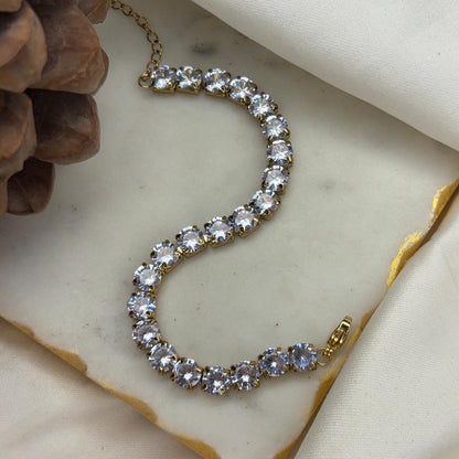 Eternal Spark Gold Chain Bracelet