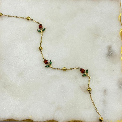 Tulip Minimal Chain Bracelet