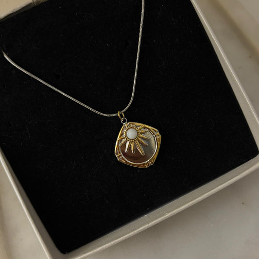 Drone Dual Tone Necklace