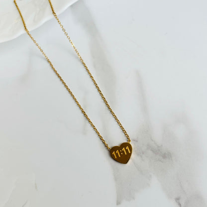 11.11 Heart Necklace •