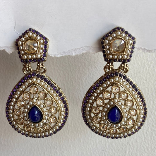 Barkha Pakistani Jhumka ( Blue )