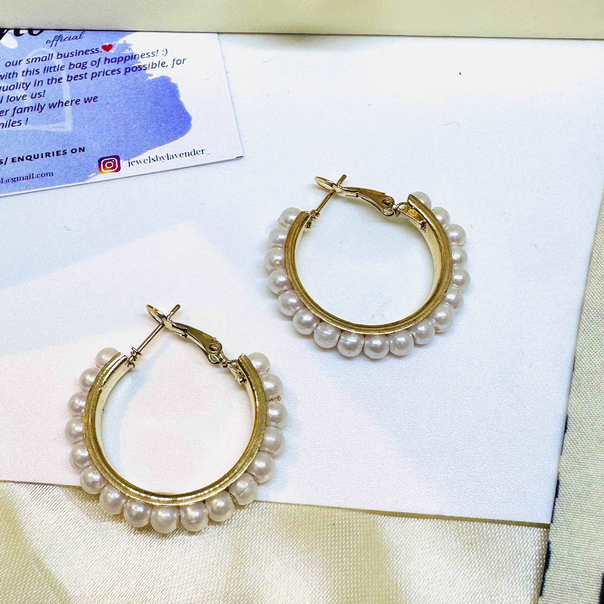 Pearl Hoops