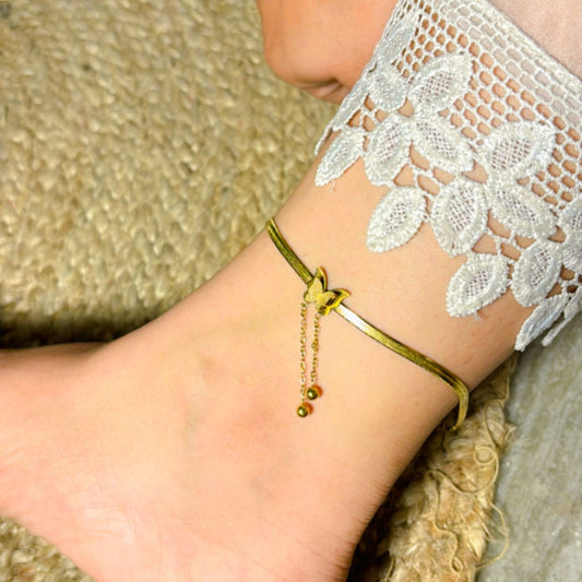 Rim Butterfly Anklet