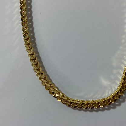 3D Link 18K Gold Plated Chain