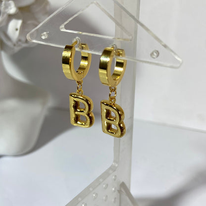 Initial Alphabet Earrings