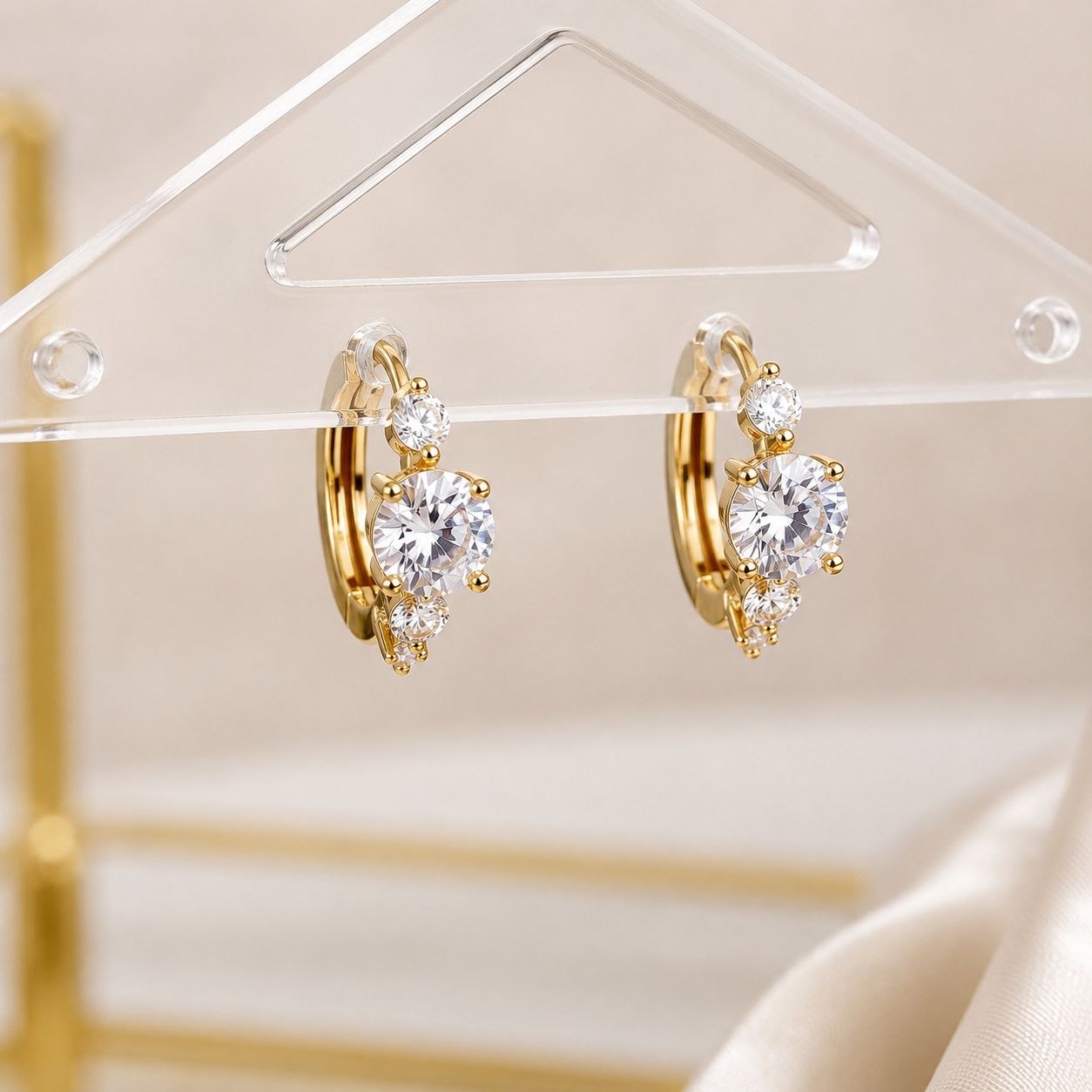 Nova Mini Luxe Hoop Earrings