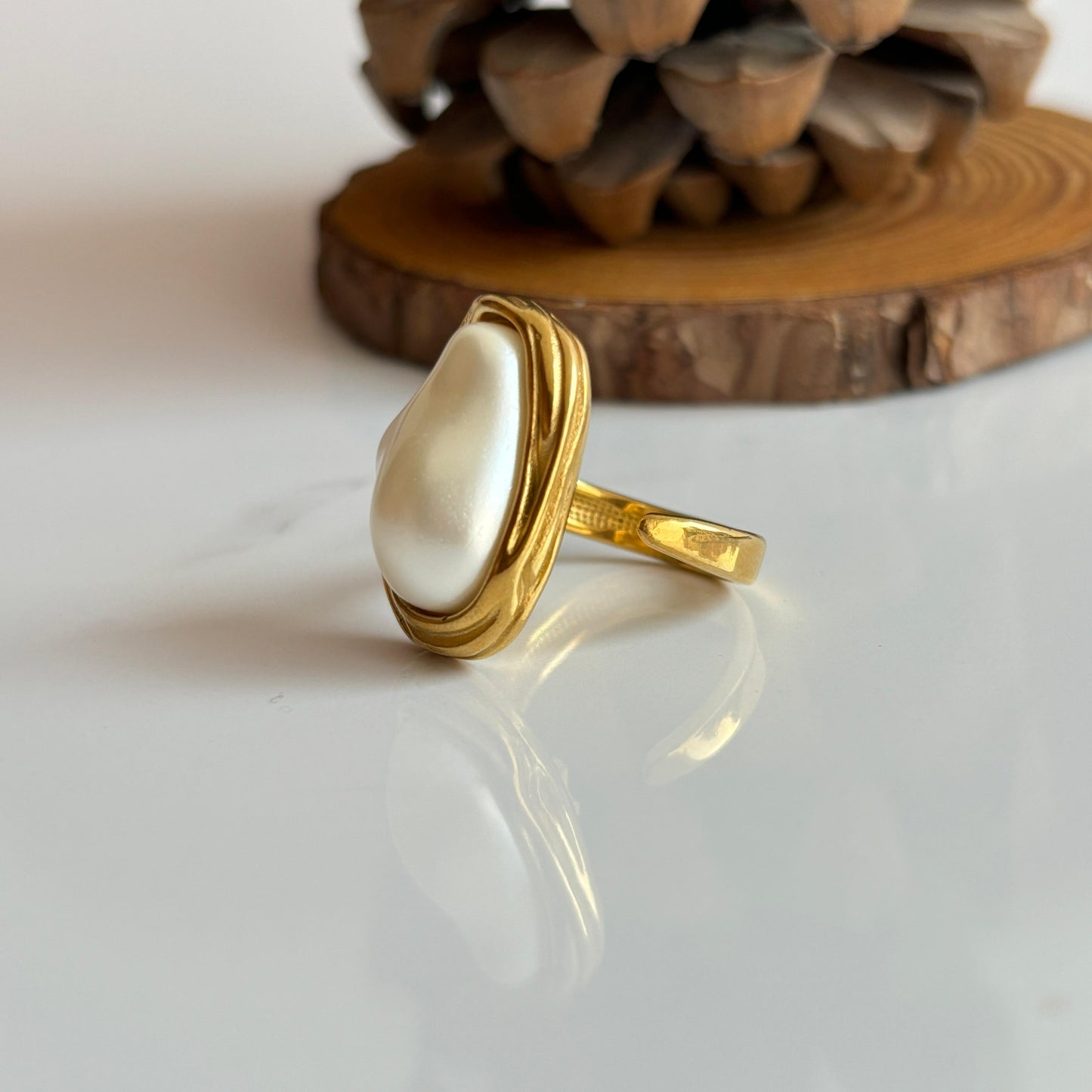 Beach Pearl Ring