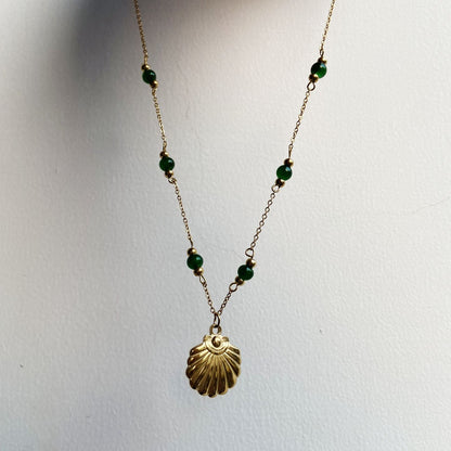 Beach Babe Emerald Necklace