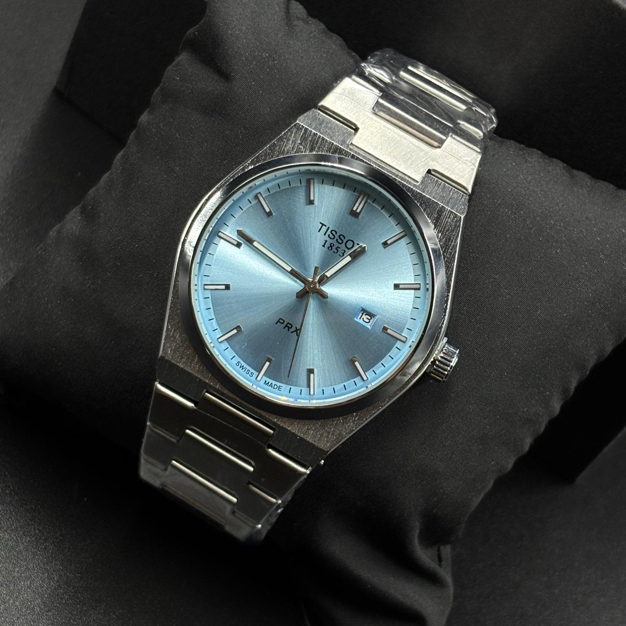 Tissot Light Blue Dial Analog Watch