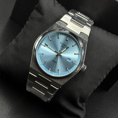 Tissot Light Blue Dial Analog Watch